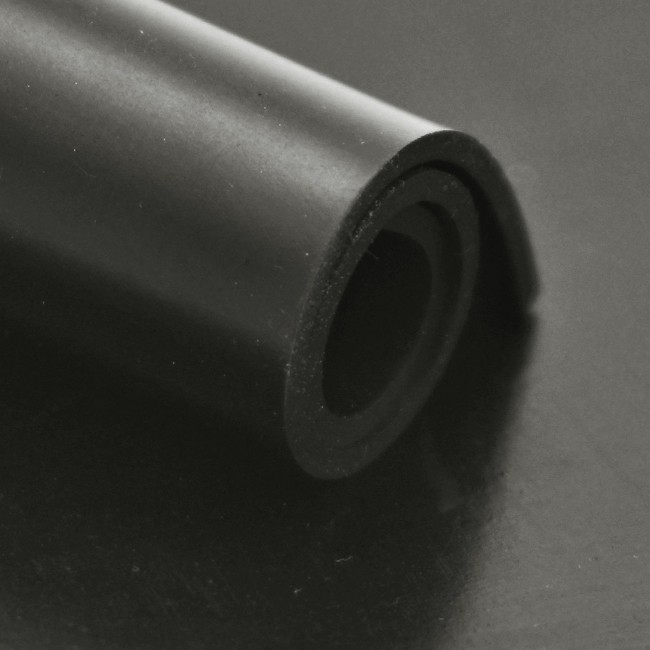 Feuille de caoutchouc néoprène noir 1 mm dépaisseur A2 594mm x 420mm
