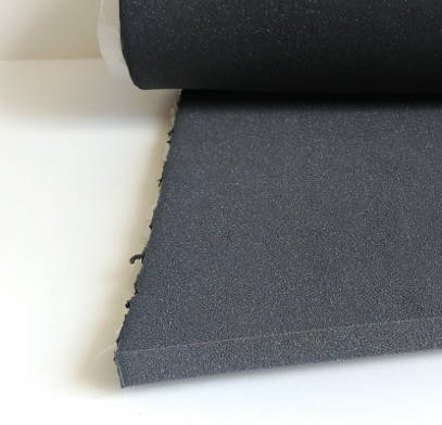 Tissu Foam back sur Mousse Épaisseur 3 mm - Gris anthracite