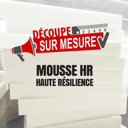 Mousse Haute résilience 42 kg sur mesure