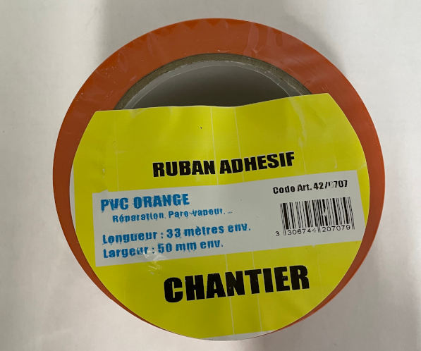 Ruban adhésif de chantier