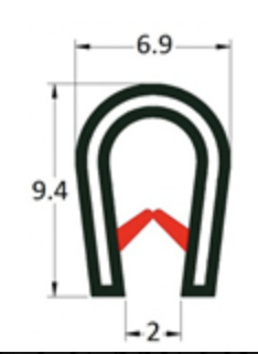 Bord de Tôle petit enfourchement pour tôle de 1 à 6 mm