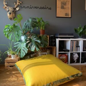 Coussin flocons 100CM x 100CM avec housses – Image 7